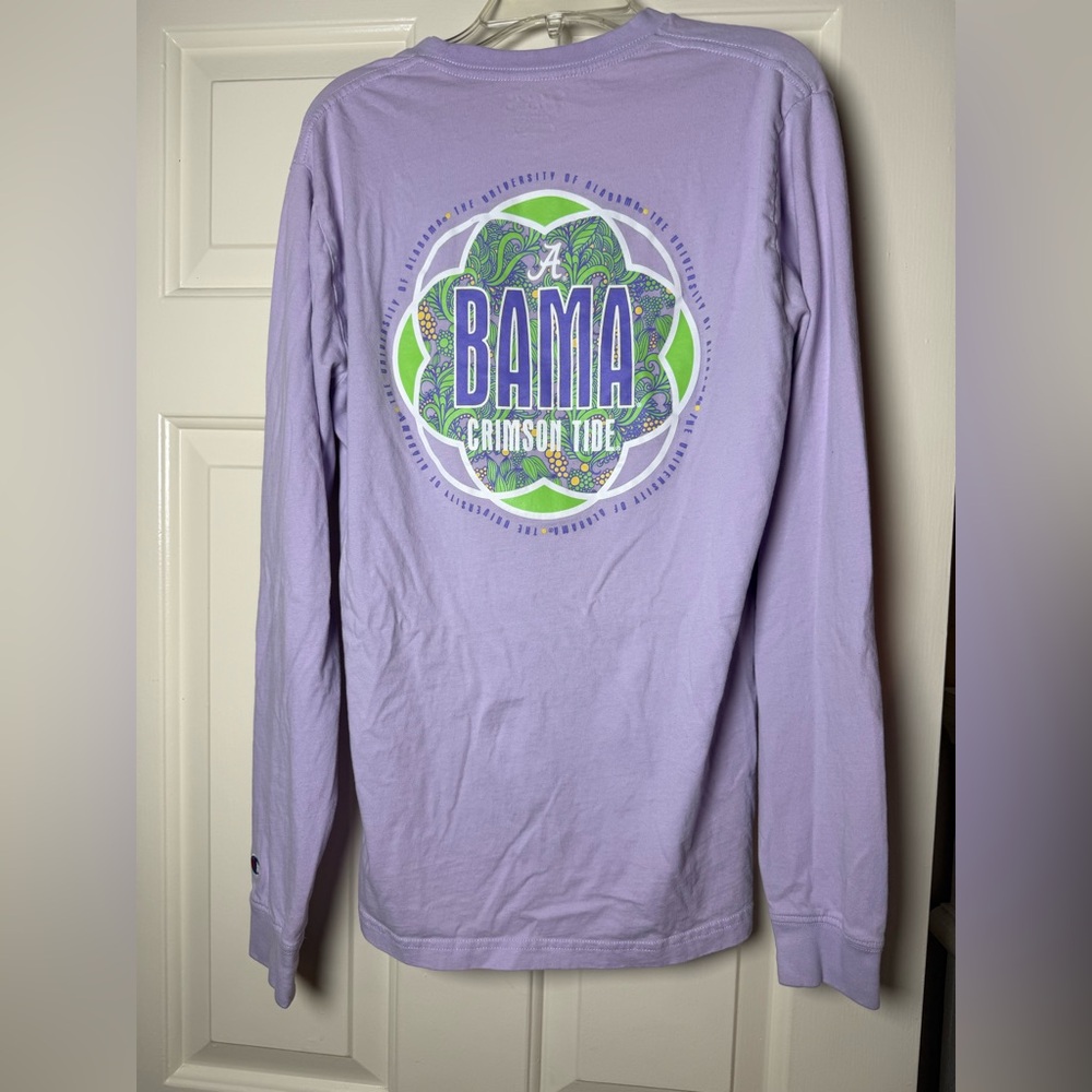 Champion Alabama Crimson‎ Tide Long Sleeve Purple Tee